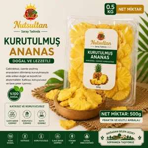 Ananas Küçük – Normal Kurutulmuş – 500 g/paket