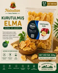 Elma – Normal Kurutulmuş – 500 g/paket
